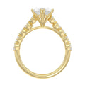 Ladies 14K Yellow Gold Ladies Elegance- Bridal Set  3 1/3CT Round & Marquise Diamonds 3.00CT Marquise Center stone (Color F-G -Clarity VS1/VS2)