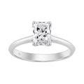 14K WHITE GOLD 1.00CT RADIANT DIAMOND LADIES SOLITAIRE RING
