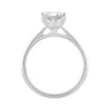 14K WHITE GOLD 3.00CT RADIANT DIAMOND LADIES SOLITAIRE RING