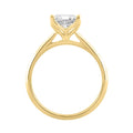14K YELLOW GOLD 3.00CT RADIANT DIAMOND LADIES SOLITAIRE RING