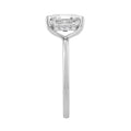 14K WHITE GOLD 2.00CT ROUND/RADIANT DIAMOND LADIES RING (CENTER STONE RADIANT DIAMOND 2CT)