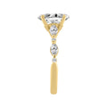 14K Yellow Gold Oval Diamond Ring 2 1/2CT With Round & Marquise Diamonds 2.00CT Oval Center stone (Color F-G  Clarity VS1/VS2)