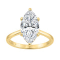 14K YELLOW GOLD 3.00CT MARQUISE DIAMOND LADIES SOLITAIRE RING (CENTER STONE MARQUISE DIAMOND 3CT