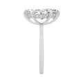 14K WHITE GOLD 2.00CT MARQUISE/ROUND DIAMOND LADIES RING (CENTER STONE MARQUISE DIAMOND 2.00CT)