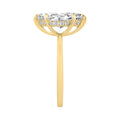 14K YELLOW GOLD 2.00CT MARQUISE/ROUND DIAMOND LADIES RING (CENTER STONE MARQUISE DIAMOND 2.00CT)